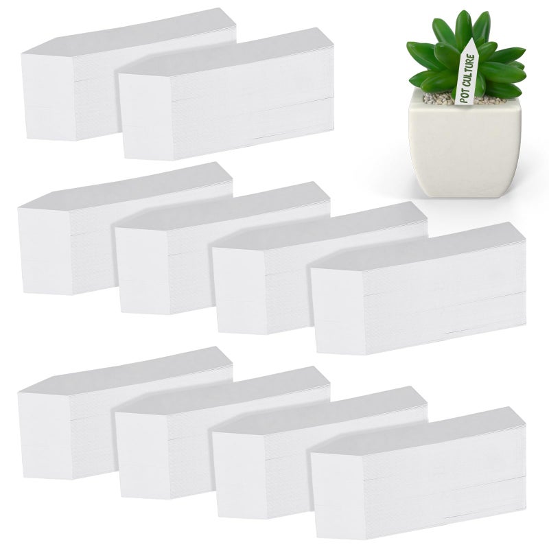 YaeCCC 1000 Pcs 4 Inches Plant Labels Plastic Plant Tags Nursery Garden Labels Pot Marker Garden Stake Tags for Fruit Trees, Flowers, Shrubs, etc - Image 1